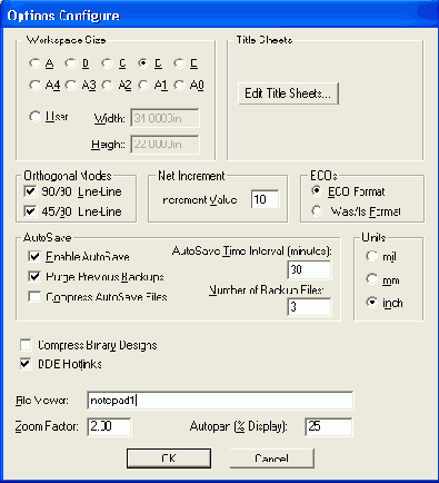 Настройка конфигурации PCAD Schematic